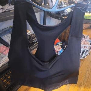 Black Reebok sports bra